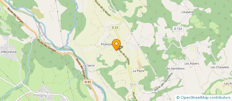 localisation de l'entreprise MADAME CECILE BERTRAND  SAINT-BONNET-EN-CHAMPSAUR