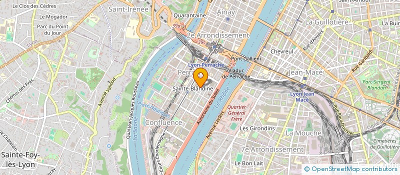 localisation de l'entreprise MADAME CECILE BERUARD à LYON