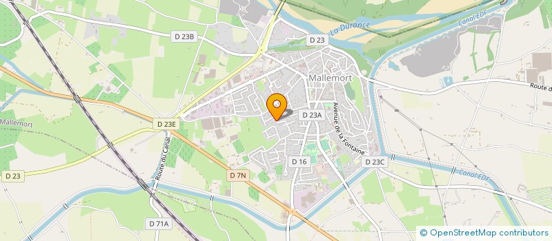 localisation de l'entreprise MADAME CECILE BETETA  MALLEMORT
