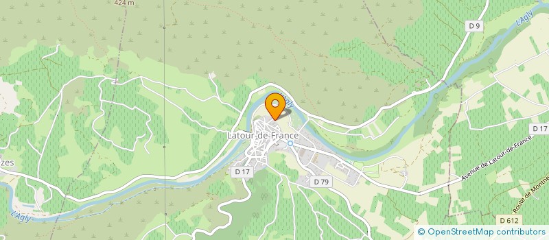 localisation de l'entreprise MADAME CECILE BETTLER  LATOUR-DE-FRANCE