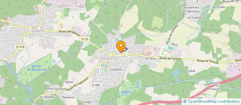 localisation de l'entreprise MADAME CECILE BICHON  ANGRESSE