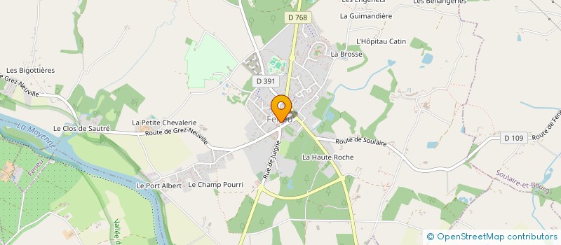 localisation de l'entreprise MADAME CECILE BIDOIS  GREZ-NEUVILLE