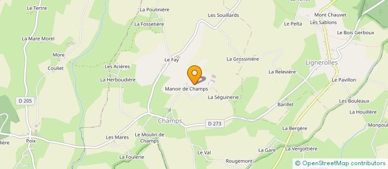 localisation de l'entreprise MADAME CECILE BILLARD à TOUROUVRE AU PERCHE