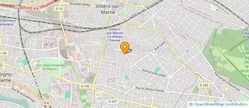 localisation de l'entreprise MADAME CECILE BILLARD à CHAMPIGNY-SUR-MARNE
