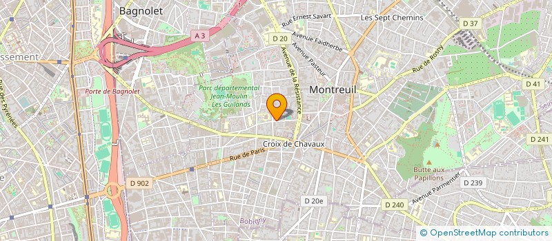 localisation de l'entreprise MADAME CECILE BINJAMIN à MONTREUIL