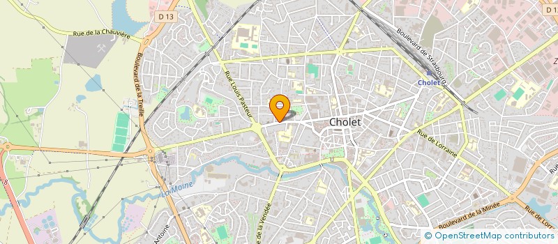 localisation de l'entreprise MADAME CECILE BIOTTEAU à CHOLET