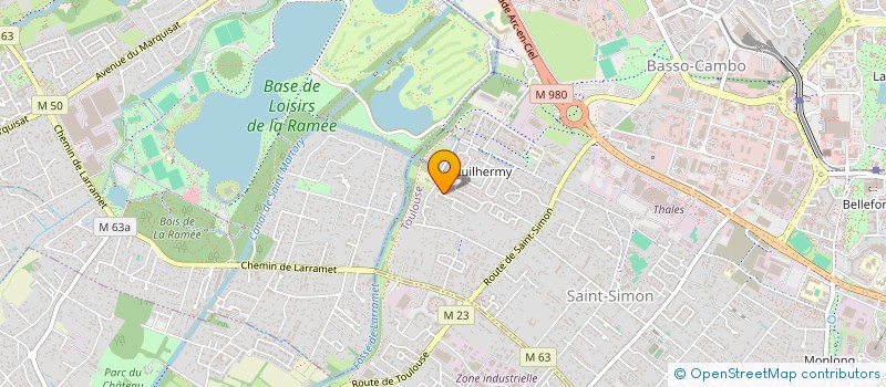 localisation de l'entreprise MADAME CECILE BIROCHAU  TOULOUSE