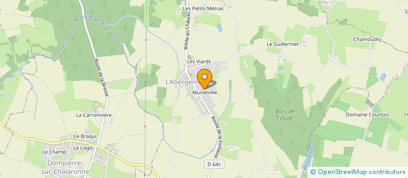 localisation de l'entreprise MADAME CECILE BISSIERE à L'ABERGEMENT-CLEMENCIAT