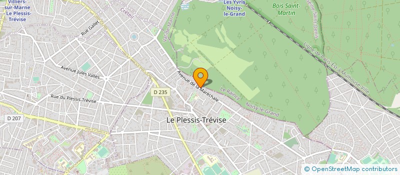 localisation de l'entreprise MADAME CECILE BITON  LE PLESSIS-TREVISE