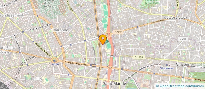 localisation de l'entreprise MADAME CECILE BLAISE  PARIS