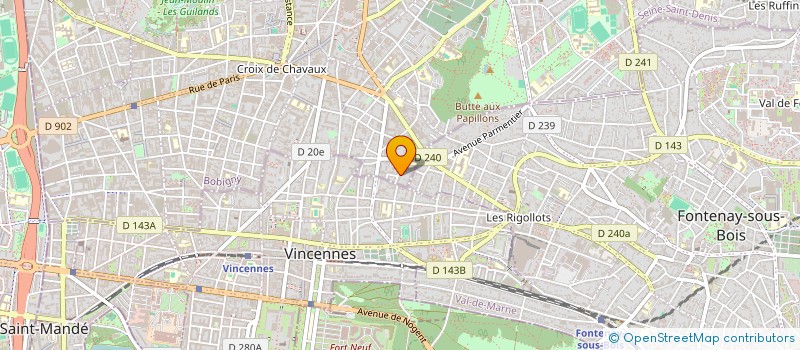 localisation de l'entreprise MADAME CECILE BLAIZE à MONTREUIL