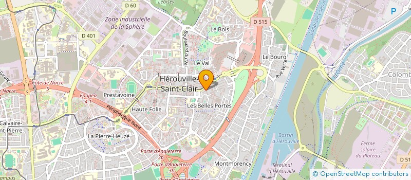 localisation de l'entreprise MADAME CECILE BLAIZOT à HEROUVILLE SAINT CLAIR