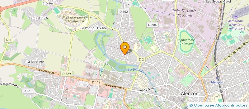 localisation de l'entreprise MADAME CECILE BLANCHARD à ALENCON
