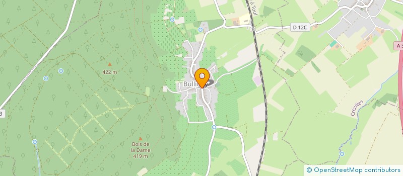 localisation de l'entreprise MADAME CECILE BLANQUE  BULLIGNY