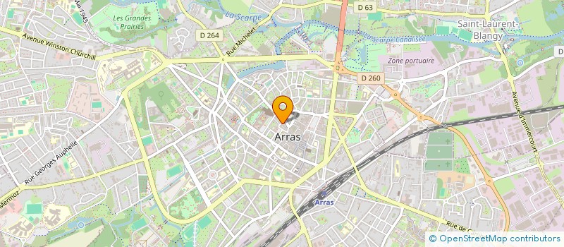 localisation de l'entreprise MADAME CECILE BODEREAU à ARRAS