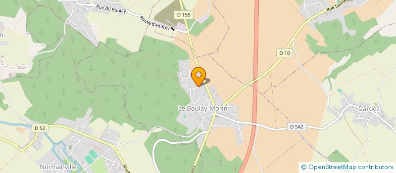 localisation de l'entreprise MADAME CECILE BODMER  LE BOULAY-MORIN