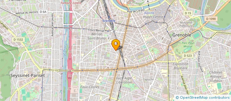 localisation de l'entreprise MADAME CECILE BOIS-FARINAUD à GRENOBLE