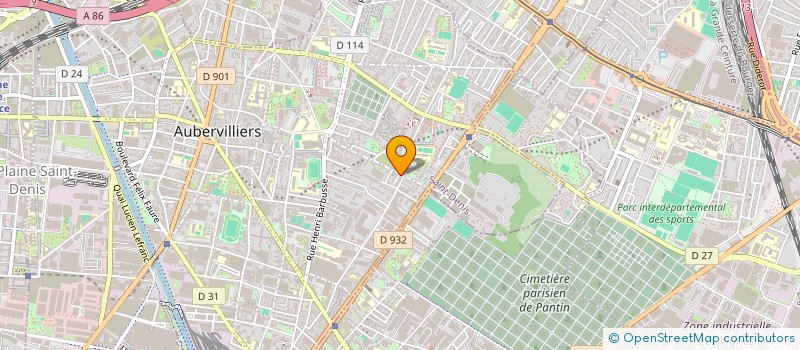 localisation de l'entreprise MADAME CECILE BOIVERT à AUBERVILLIERS