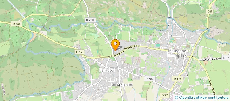 localisation de l'entreprise MADAME CECILE BOLELLI  PARADOU (LE)