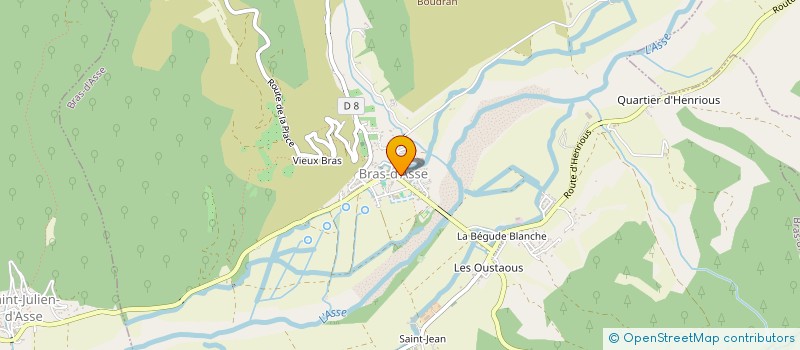 localisation de l'entreprise MADAME CECILE BONI à BRAS-D'ASSE