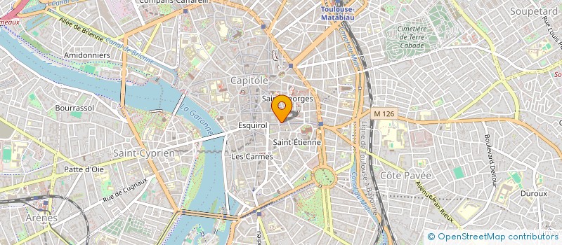 localisation de l'entreprise MADAME CECILE BONNAFE-CLAUSS  TOULOUSE