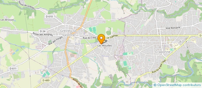 localisation de l'entreprise MADAME CECILE BONNET  GREZIEU-LA-VARENNE