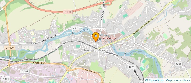 localisation de l'entreprise MADAME CECILE BONNET  RUELLE-SUR-TOUVRE