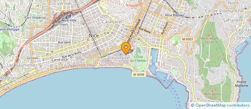 localisation de l'entreprise MADAME CECILE BONOPERA à NICE