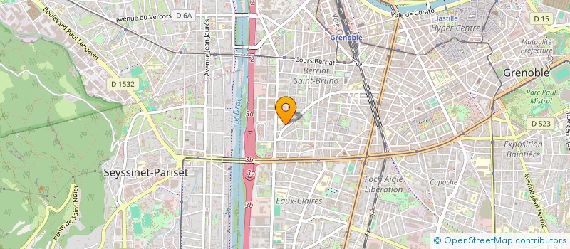 localisation de l'entreprise MADAME CECILE BONTHONNEAU à GRENOBLE