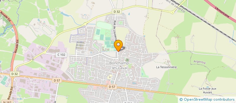 localisation de l'entreprise MADAME CECILE BORDES à BONCHAMP-LES-LAVAL