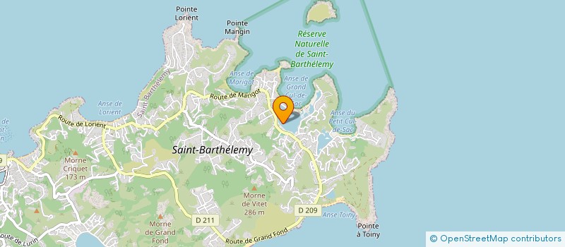 localisation de l'entreprise MADAME CECILE BOREKCI à SAINT BARTHELEMY