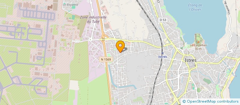 localisation de l'entreprise MADAME CECILE BORRELLY  ISTRES