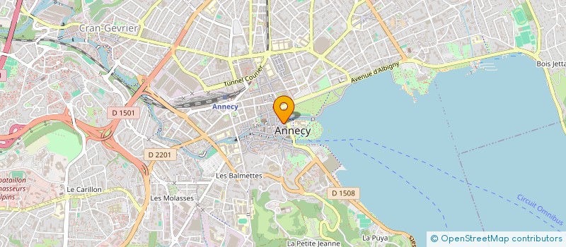 localisation de l'entreprise MADAME CECILE BOSSONNEY à ANNECY