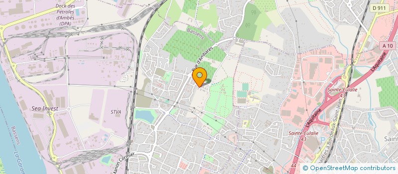 localisation de l'entreprise MADAME CECILE BOUDOT  BASSENS