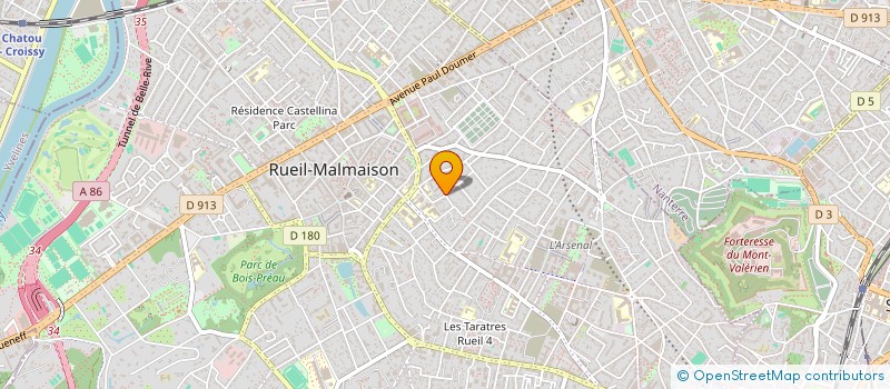 localisation de l'entreprise MADAME CECILE BOUGUERZI à RUEIL-MALMAISON