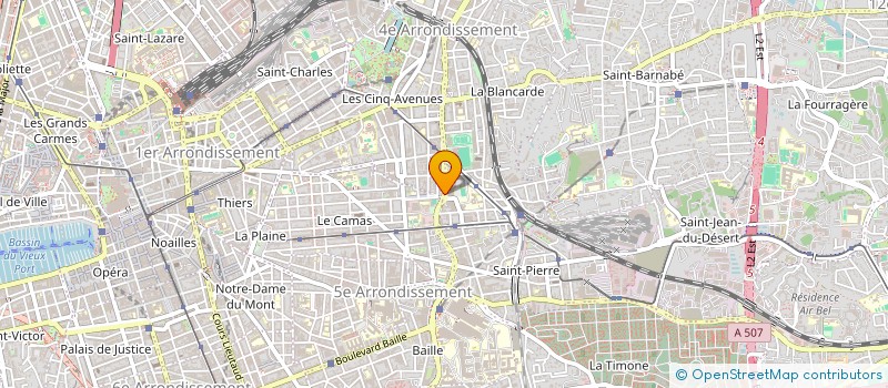 localisation de l'entreprise MADAME CECILE BOUILLOT à MARSEILLE