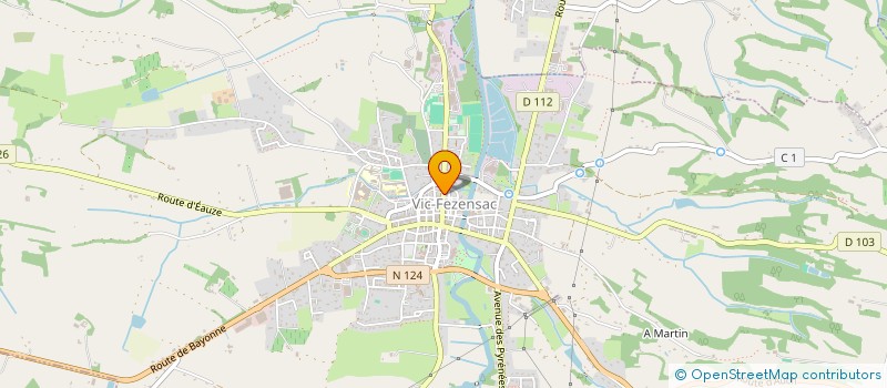 localisation de l'entreprise MADAME CECILE BOUISSET à VIC-FEZENSAC