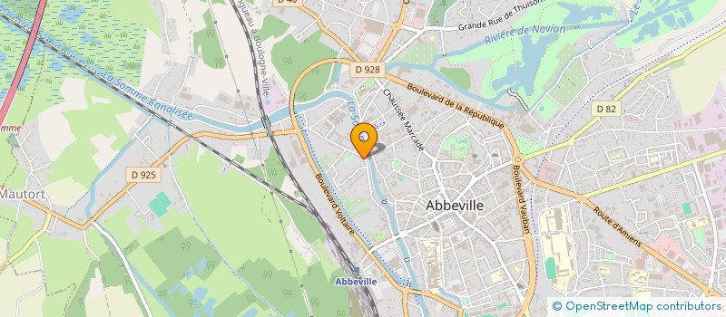 localisation de l'entreprise MADAME CECILE BOULART à ABBEVILLE