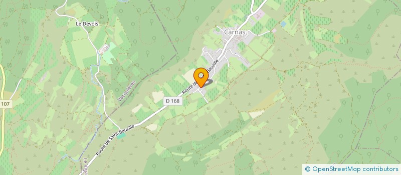 localisation de l'entreprise MADAME CECILE BOULET  SAINT-THEODORIT