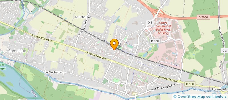 localisation de l'entreprise MADAME CECILE BOULNOT à CHECY