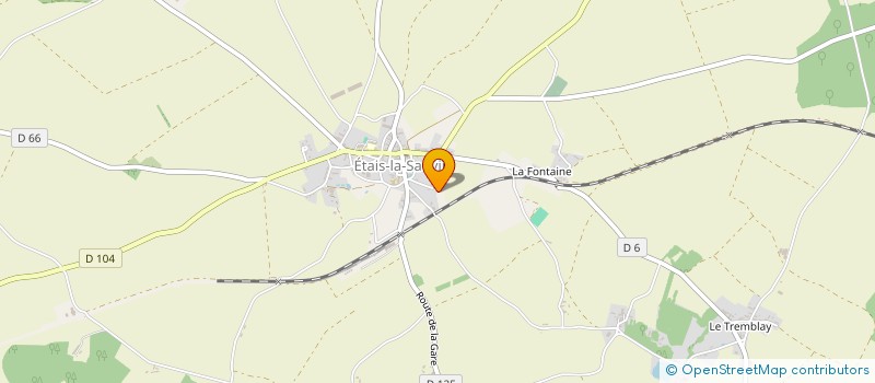 localisation de l'entreprise MADAME CECILE BOURBON à ETAIS-LA-SAUVIN