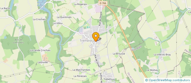 localisation de l'entreprise MADAME CECILE BOURCHENIN  TREMEREUC