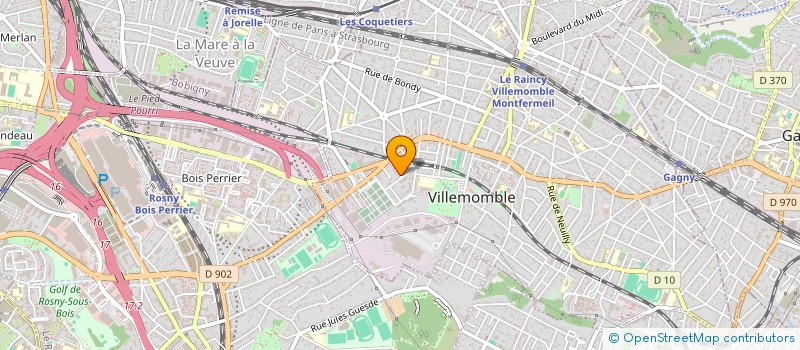 localisation de l'entreprise MADAME CECILE BOURGEOIS  VILLEMOMBLE