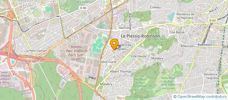 localisation de l'entreprise MADAME CECILE BOURGEOIS à LE PLESSIS-ROBINSON