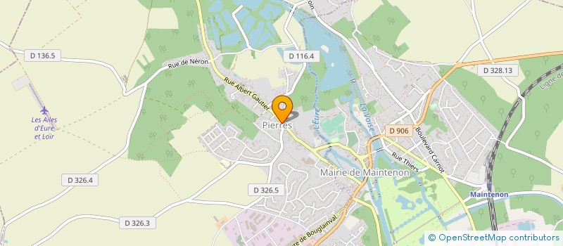 localisation de l'entreprise MADAME CECILE BOURGERON à PIERRES