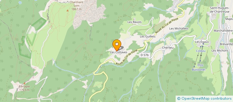 localisation de l'entreprise MADAME CECILE BOUSQUET  SAINT-PIERRE-DE-CHARTREUSE