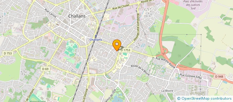 localisation de l'entreprise MADAME CECILE BOUSSEAU à CHALLANS