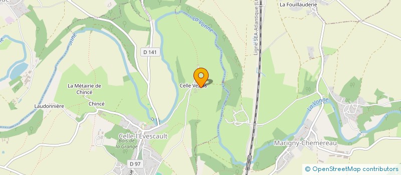 localisation de l'entreprise MADAME CECILE BOUTET  CELLE-LEVESCAULT