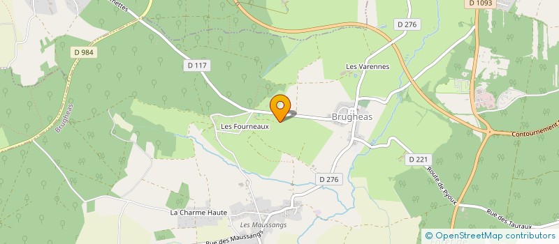 localisation de l'entreprise MADAME CECILE BOUTHE  BRUGHEAS