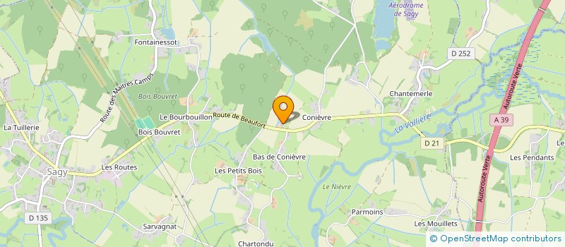 localisation de l'entreprise MADAME CECILE BOUTTIER  SAGY